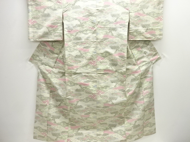 JAPANESE KIMONO / ANTIQUE KIMONO / SILK / TOKAMACHI TSUMUGI / WOVEN HOUSE